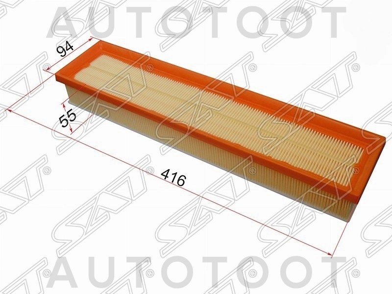 Фильтр воздушный -FAP2217 Pilenga для CITROEN BERLINGO, CITROEN C4, PEUGEOT 206, PEUGEOT 307, PEUGEOT 308
