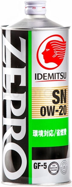 Масло моторное синтетическое IDEMITSU ZEPRO ECO MEDALIST SN/GF-5 0W-20 1л