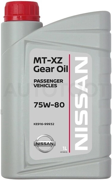 75W-80 трансмиссионное масло Nissan MT XZ Gear Oil 1л. - Артикул KE91699932R - Производитель Nissan - Фото, Отзывы, Цены