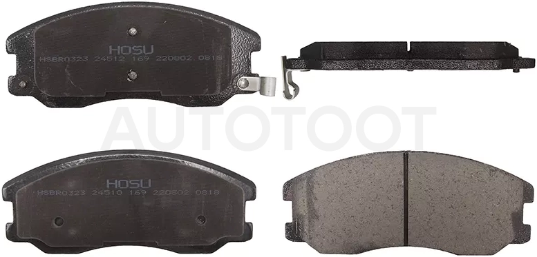 Колодки тормозные (Спереди) Chevrolet Captiva 06-15 / Opel Antara 06-15 - Артикул HSBR0323 - Производитель Hosu - Фото, Отзывы, Цены