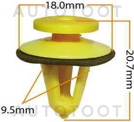 Клипса 67921-28020 -KJ344 Masuma для TOYOTA STARLET, TOYOTA PICNIC, TOYOTA NADIA, TOYOTA LAND CRUISER