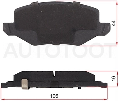 Колодки тормозные задние 4WD -ST280134 Sat для HAVAL Jolion
