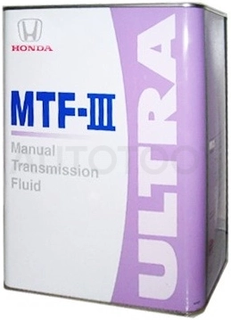 MTF масло для механических коробок передач МКПП HONDA MTF-III 4л