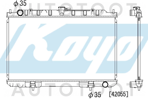 Радиатор охлаждения MT 2L 3L -  для NISSAN MAXIMA, NISSAN CEFIRO