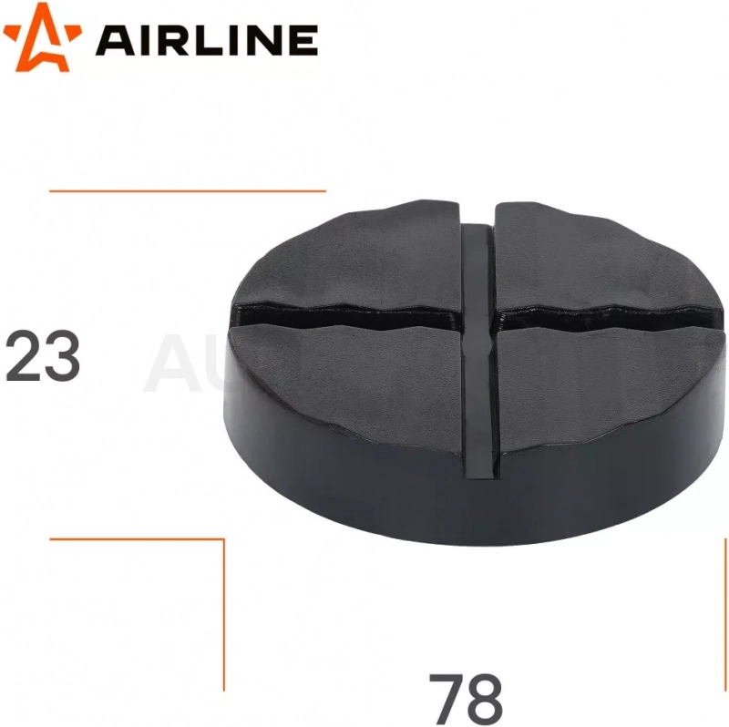 Накладка на домкрат подкатной D78мм, H23мм - Артикул AJS04 - Производитель Airline - Фото, Отзывы, Цены