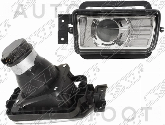 Фара противотуманная левая (хрусталь) -  для BMW 5SERIES