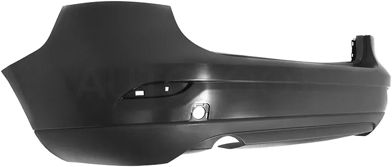Бампер задний Renault Fluence 09-17 (С отверстием под крюк/ Под одну трубу)