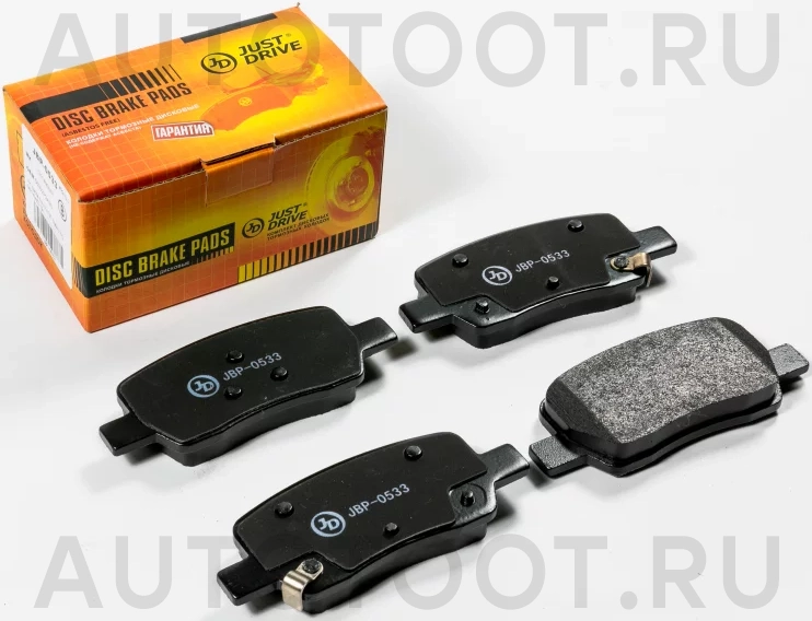 Колодки тормозные дисковые, задние - Артикул JBP0533 - Производитель Just Drive - Фото, Отзывы, Цены
