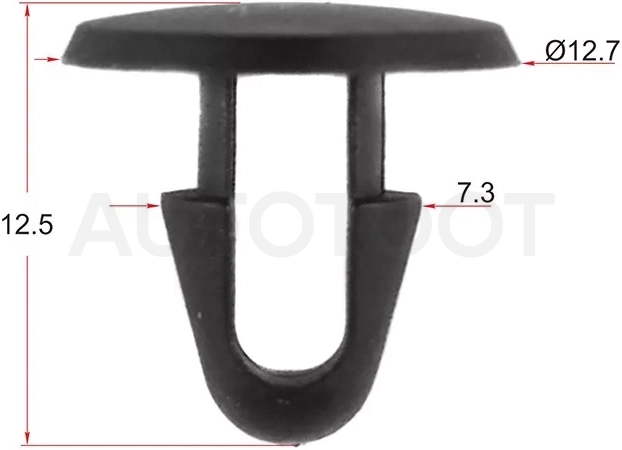 Клипса GM/TOYOTA/LEXUS (Продажа по 10шт) - Артикул STKJ036 - Производитель Sat - Фото, Отзывы, Цены