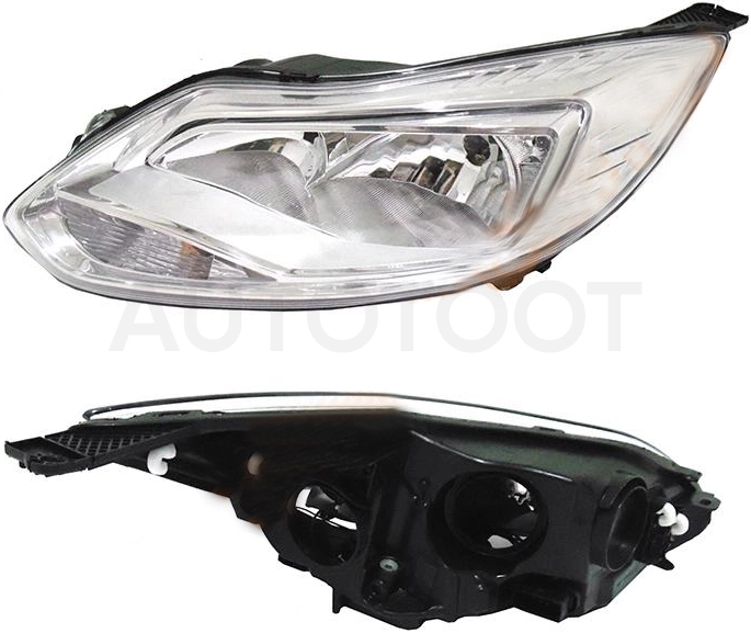 Фара левая (внутри хром)