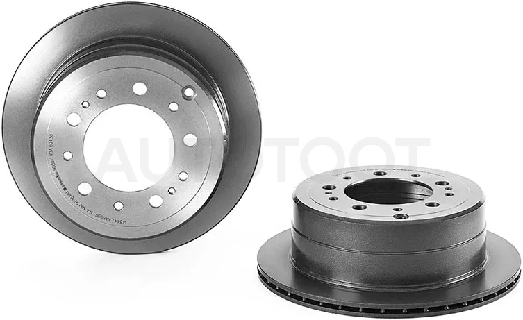 Диск тормозной (Сзади) Toyota Land Cruiser (J100) 98-07 / Lexus LX 98-07 / Toyota Land Cruiser Cygnus 98-07