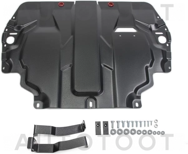 Защита двигателя металлическая -111051071 Автоброня для SKODA YETI, SKODA OCTAVIA, SKODA SUPERB, VOLKSWAGEN JETTA, VOLKSWAGEN CADDY