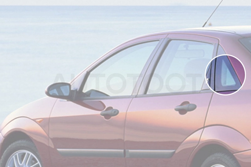 Стекло багажника боковое заднее левое -  для FORD FOCUS