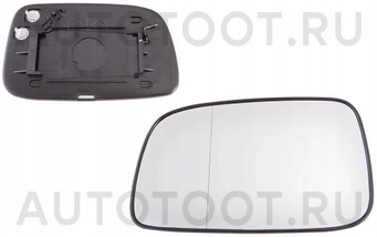 Стекло зеркала левое(подогрев, сферическое) -  для TOYOTA AVENSIS