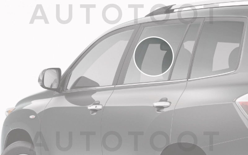 Стекло заднее левое опускное -  для TOYOTA HIGHLANDER