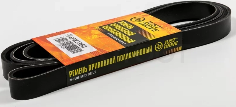 Ремень поликлиновый JD - Артикул 6PK2360 - Производитель Just Drive - Фото, Отзывы, Цены
