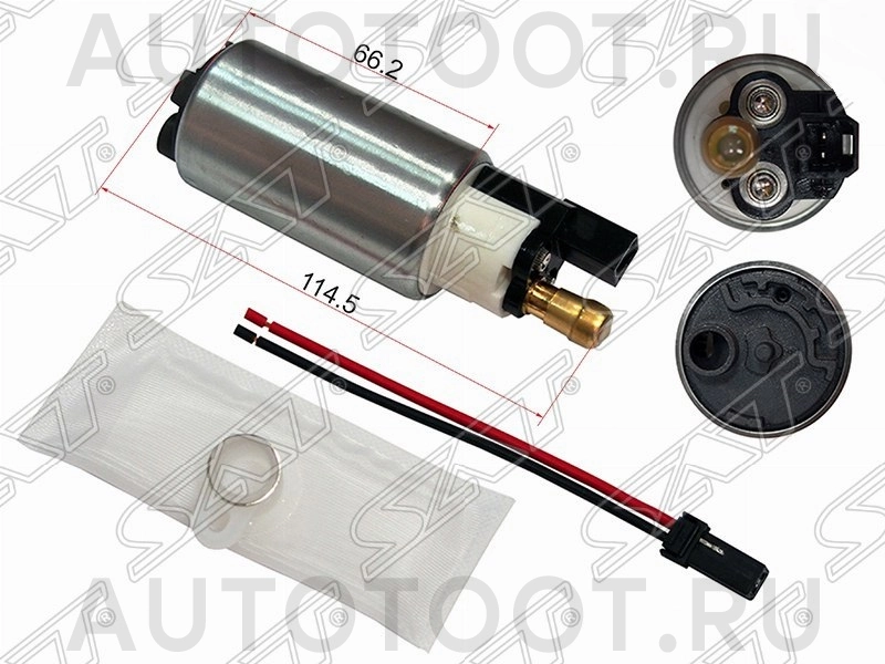 Насос топливный бензин 12V, 3BAR 1,6 / 1,8 / 2,0 -1002013SX Stellox для FORD FOCUS, MAZDA 3 (AXELA)