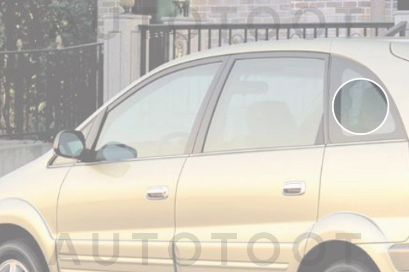 Стекло багажника боковое заднее левое -  для TOYOTA NADIA