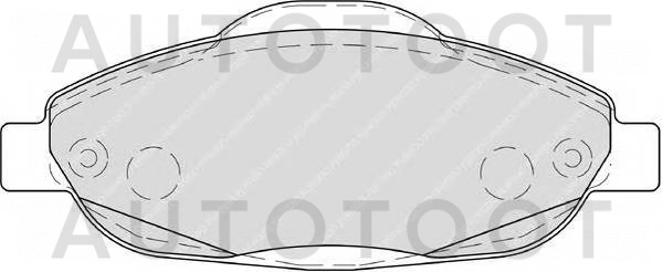 Колодки тормозные передние -PBP4003 Patron для PEUGEOT 308