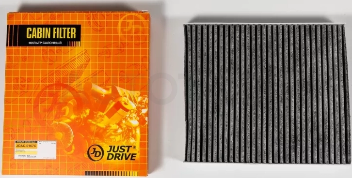 Фильтр салонный угольный - Артикул JDAC0167C - Производитель Just Drive - Фото, Отзывы, Цены