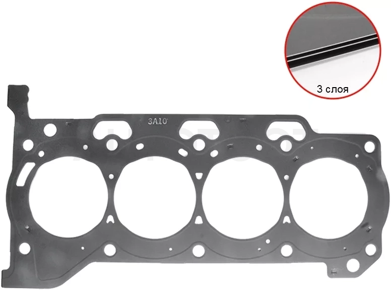 Прокладка ГБЦ TOYOTA AURIS/AVENSIS/COROLLA/AXIO/FIELDER/ISIS/IST/LEXUS CT200H/NOAH/VOXY/PR