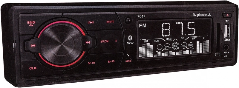 Pioneer Автомагнитола Pioneer.ok 7047 с Bluetooth - Артикул 7047PIONEEROK - Производитель Pioneer - Фото, Отзывы, Цены