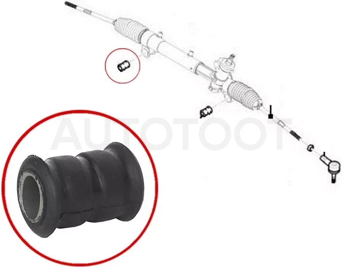 Сайлентблок рулевой рейки Chevrolet Captiva 06-15 / Opel Antara 06-15 - Артикул ST93743423B - Производитель Sat - Фото, Отзывы, Цены