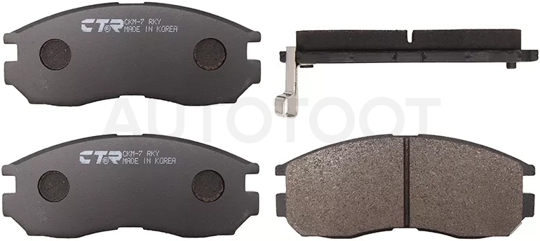 Колодки тормозные (Спереди) Mitsubishi Lancer 88-01 / Chariot 91-97 / Colt 88-03 / Debonair 89-92