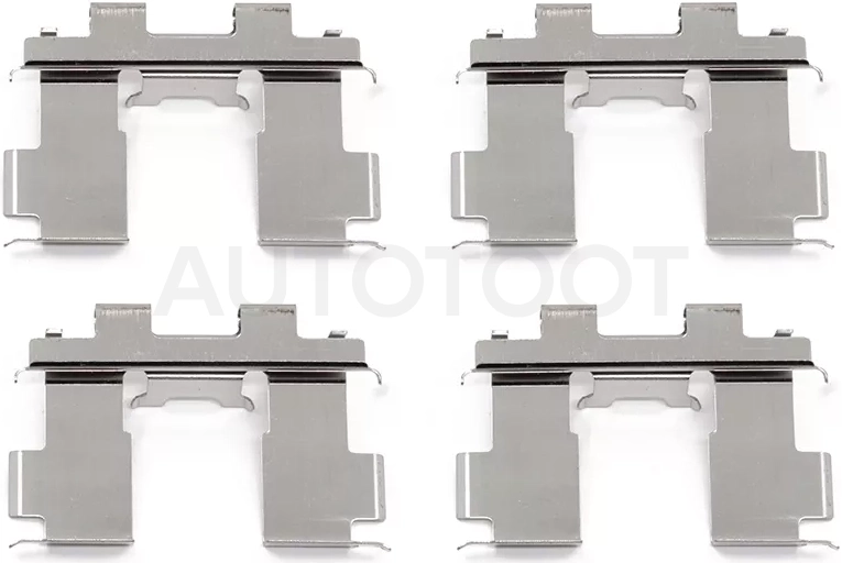 Комплект монтажный тормозных колодок FR NISSAN CUBE 98-02/SUNNY 94-99