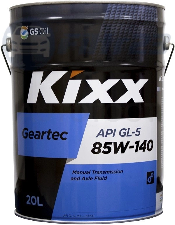 85W-140 KIXX GEARTEC 85W-140 GL-5 Масло трансмиссионное 20л - Артикул L2984P20E1 - Производитель Kixx - Фото, Отзывы, Цены