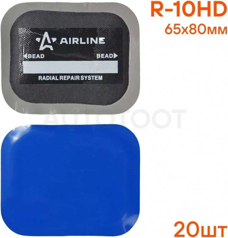 Пластырь кордовый, радиальный R-10HD (65*80 мм) - Артикул ATRK65 - Производитель Airline - Фото, Отзывы, Цены