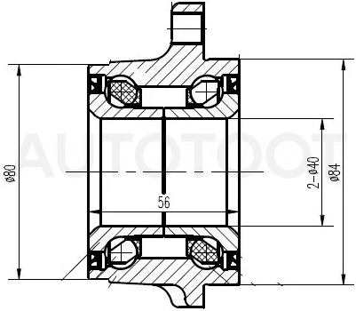Полуступица задняя SUBARU LEGACY BE# 4WD - Артикул ST28474AE000 - Производитель Sat - Фото, Отзывы, Цены