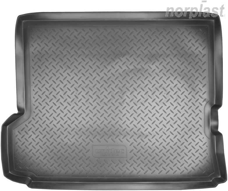 Коврик в багажник NORPLAST, черный, полиуретан -  для NISSAN PATROL