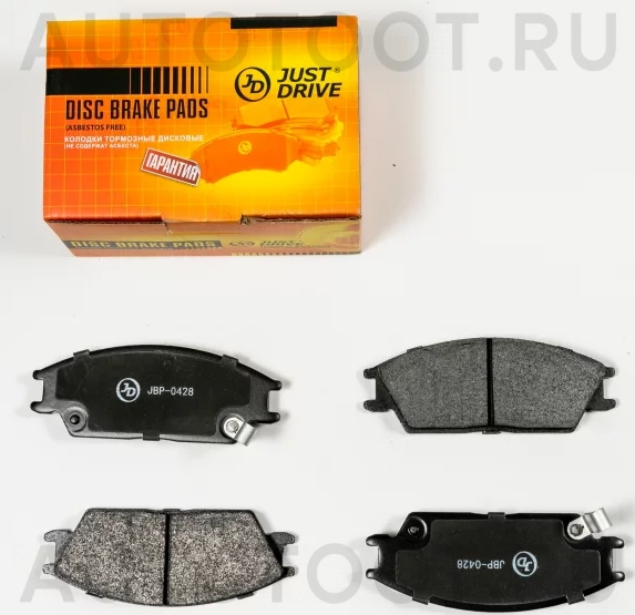 Колодки тормозные дисковые, передние - Артикул JBP0428 - Производитель Just Drive - Фото, Отзывы, Цены
