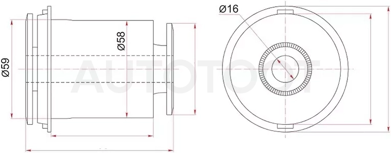 Сайлентблок рычага Toyota Land Cruiser Prado (J120,J150) 02-20 / Lexus GX 09-23