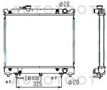Радиатор охлаждения AT 1.6 -  для SUZUKI VITARA