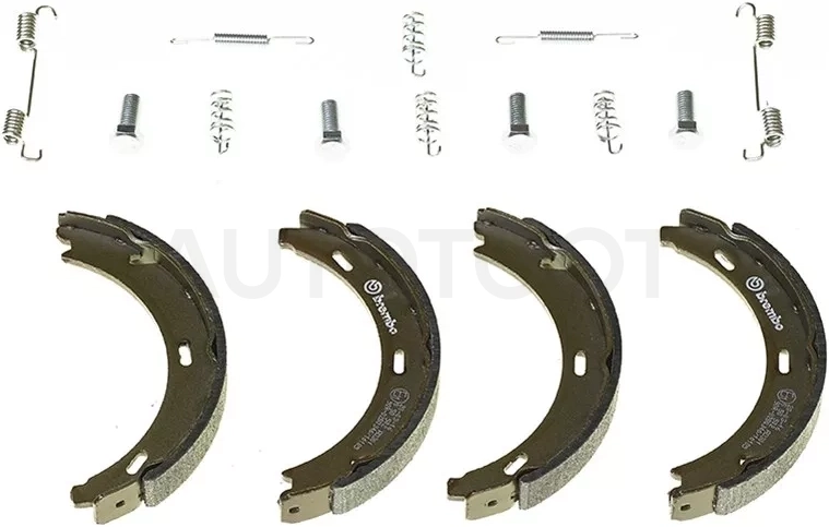 Колодки тормозные барабанные (Сзади) Mercedes-Benz C-Class 93-08 / E-Class 84-03 - Артикул S50502 - Производитель Brembo - Фото, Отзывы, Цены
