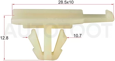 Клипса молдинга VAG (Продажа по 10шт) - Артикул STM11227 - Производитель Sat - Фото, Отзывы, Цены