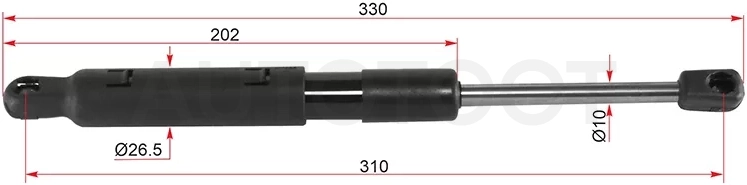Амортизатор капота Mercedes-Benz S-Class 05-13 / CL-Class 06-14 (Справа=Слева)