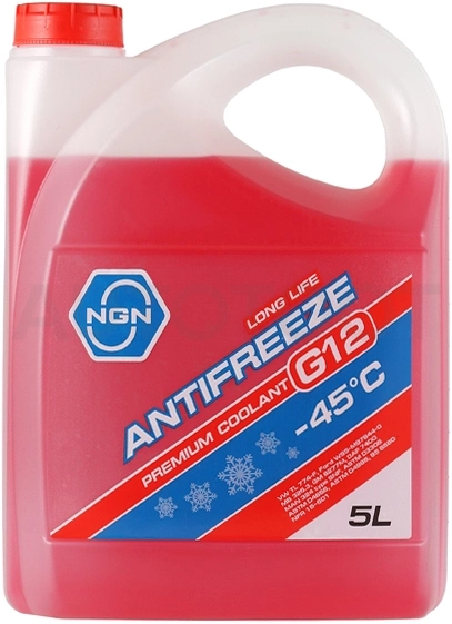 Антифриз NGN готовый G12 -45 красный 5л
