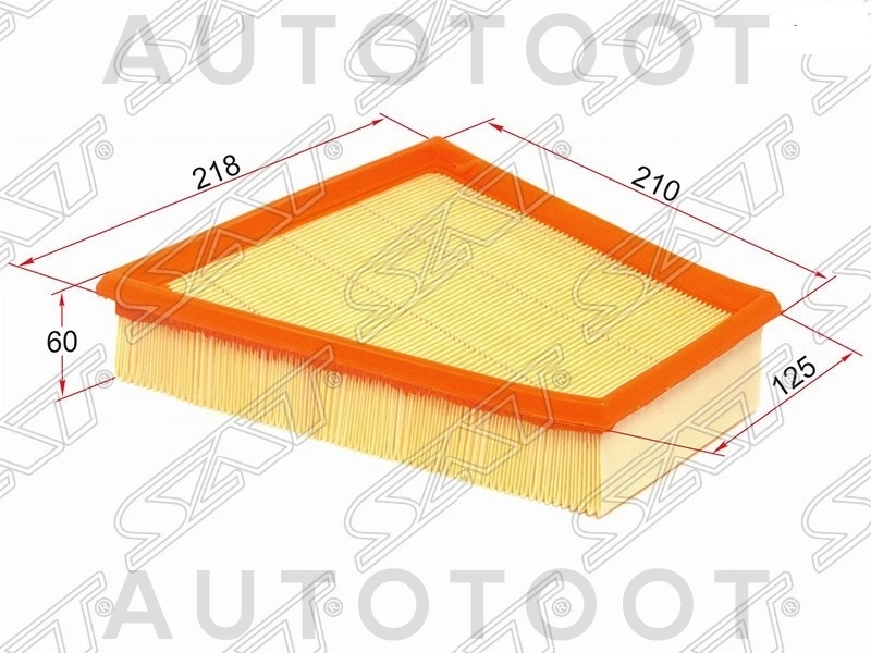 Фильтр воздушный 1.2 / 1.4 -ST6Y0129620 Sat для VOLKSWAGEN POLO, SKODA FABIA