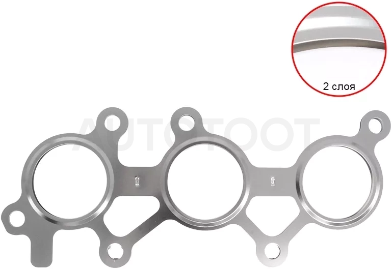 Прокладка выпускного коллектора 2-4GRFE LH=RH CAMRY/HIGHLANDER 07 - Артикул 1717331020 - Производитель Toyota - Фото, Отзывы, Цены