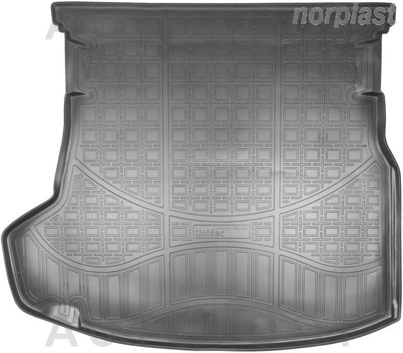 Коврик в багажник NORPLAST, черный, полиуретан, седан -  для TOYOTA COROLLA