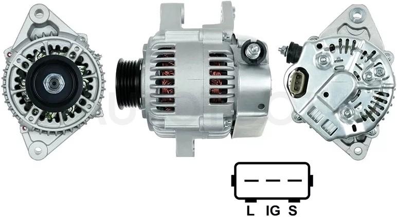 Генератор TOYOTA COROLLA/CORONA/SPRINTER CARIB 1.6/1.8 92-00 1.5 10- 4/7AFE 12V 80A