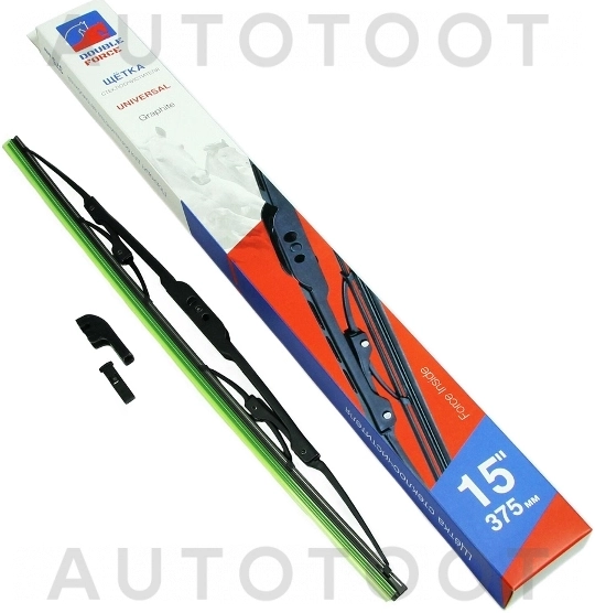 Щетка стеклоочистителя каркасная 380мм (15") DOUBLE FORCE - Артикул DFM15 - Производитель Double Force - Фото, Отзывы, Цены