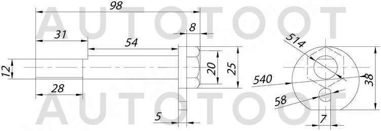 Эксцентрик нижнего рычага -0129002 Febest для TOYOTA ALTEZZA, LEXUS IS200, TOYOTA CHASER, TOYOTA CRESTA, TOYOTA CROWN, TOYOTA MARK 2