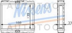 Радиатор отопителя -PRS2112 Patron для NISSAN PRIMERA