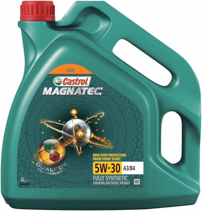5W-30 CASTROL Magnatec DUALOCK А3/В4 5w30 4л Масло моторное синтетическое