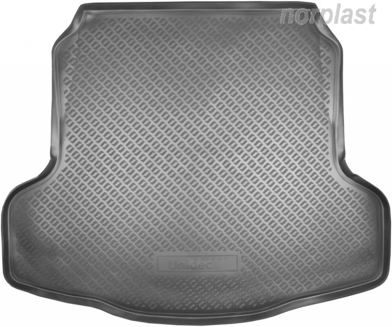 Коврик в багажник NORPLAST, черный, полиуретан