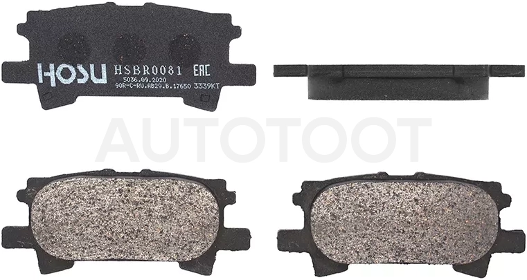 Колодки тормозные (Сзади) Lexus RX 03-09 / Toyota Harrier (XU30) 03-13 / Highlander 00-13 / Kluger V 00-07